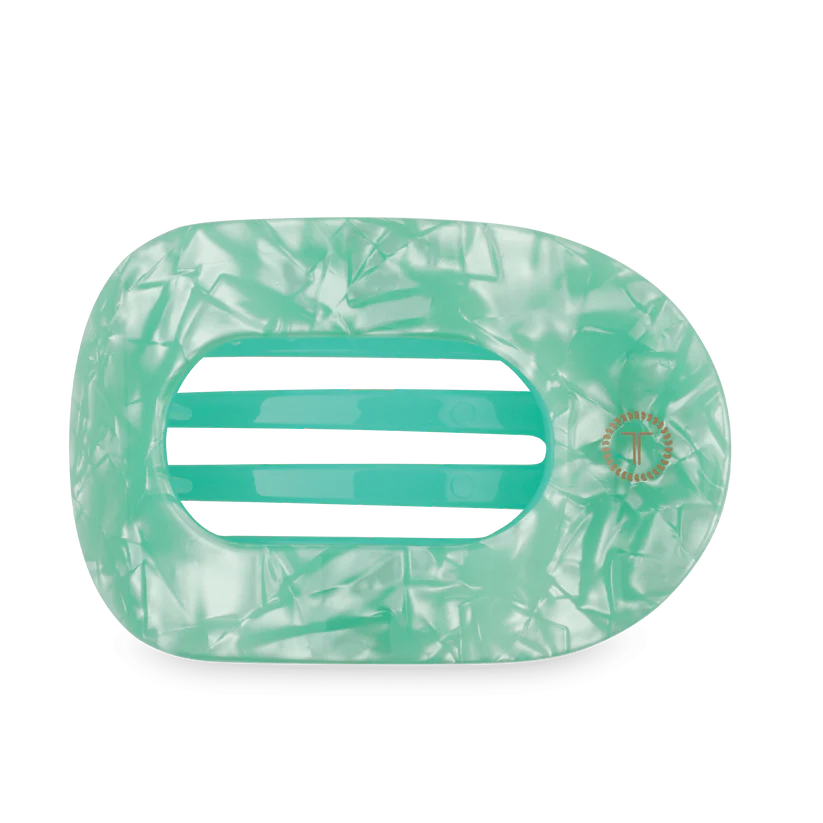 Spring Splash Flat Round Hair Clip