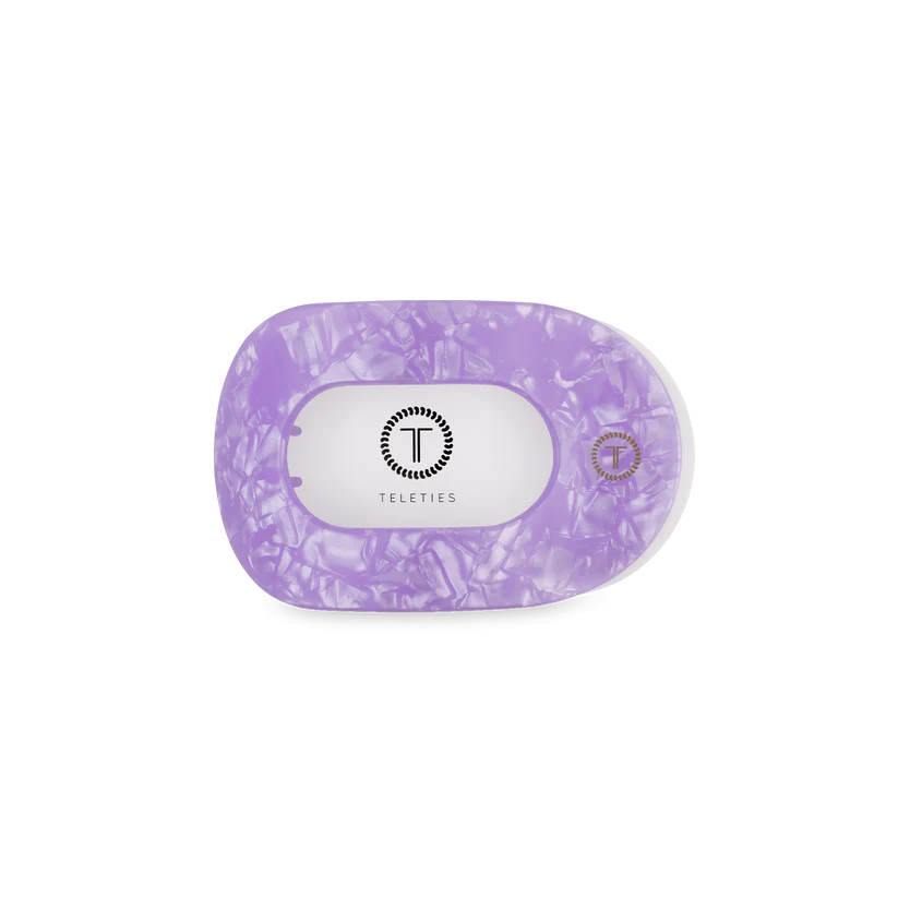 Lavender Mist Flat Round Hair Clip