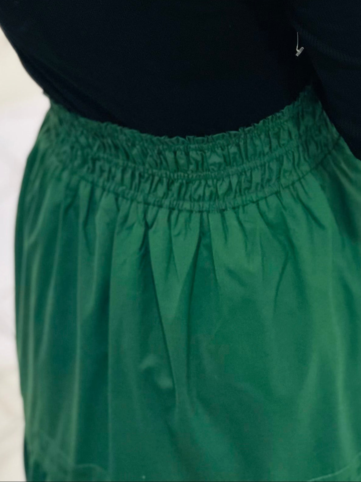 The Ruth Forest Green Maxi Skirt