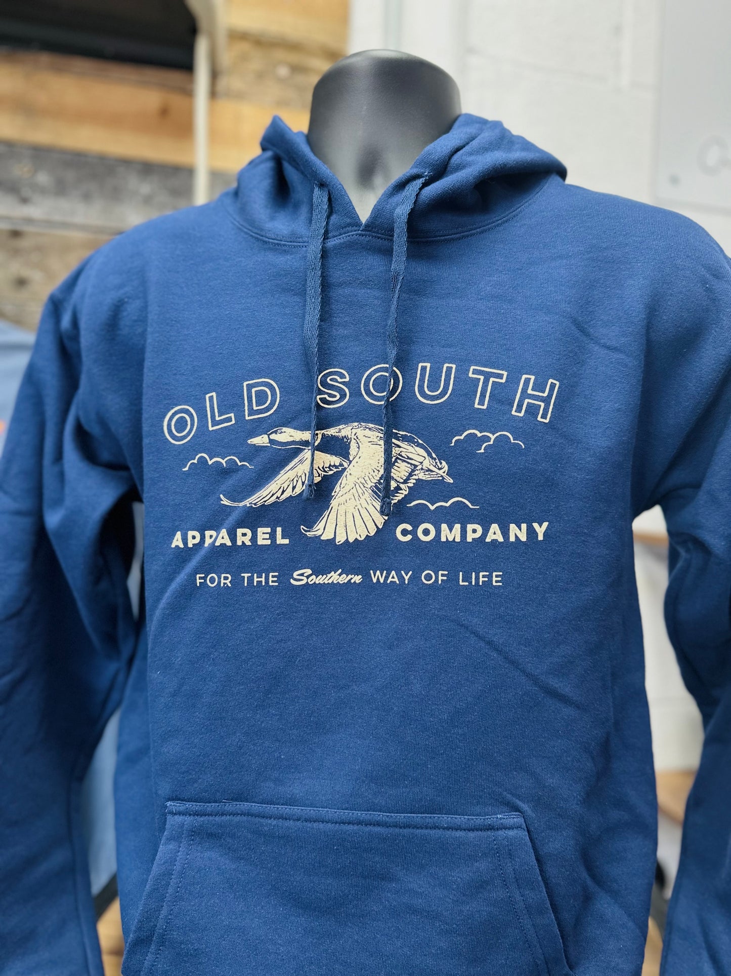 Flying Duck Navy Hoodie