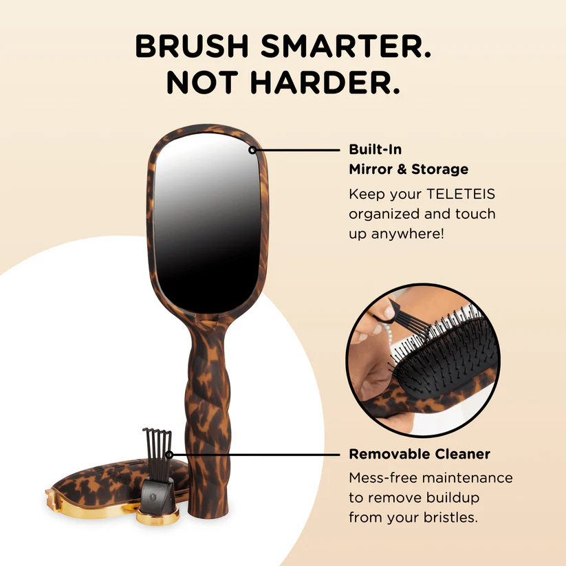 Detangler Hair Brush for Fine Hair – Tortoise