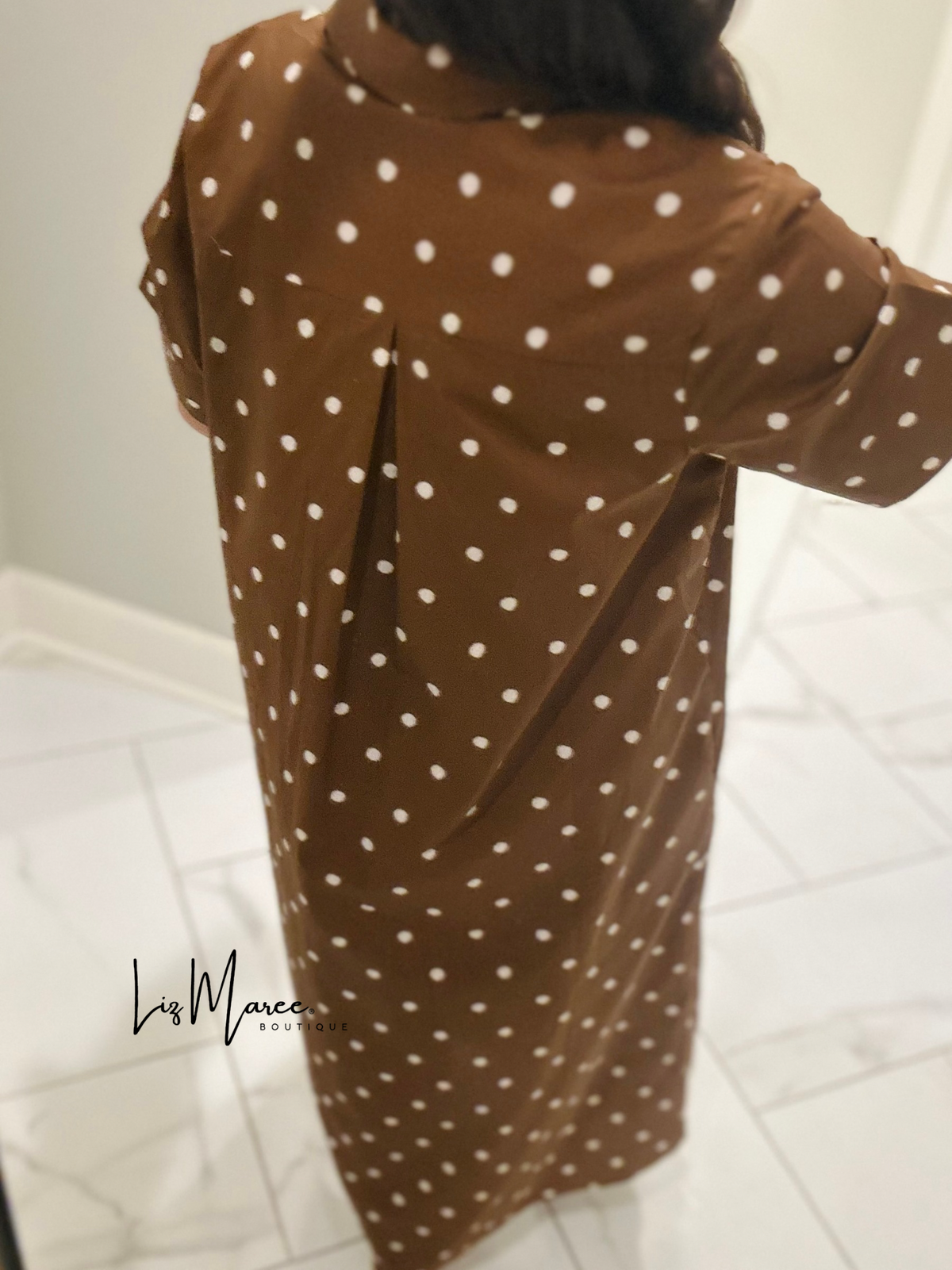 The Ruth Brown Polka Dot Midi Dress