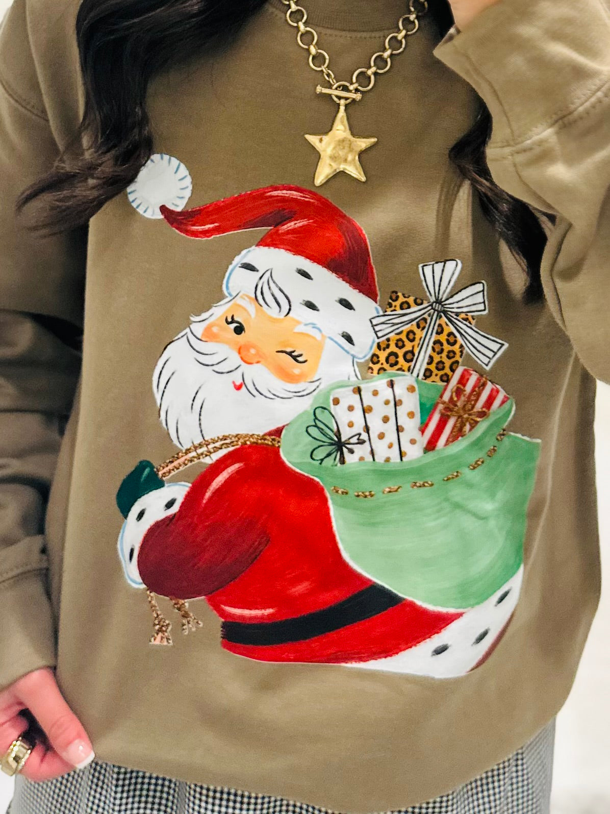 The Winking Santa Sweatshirt