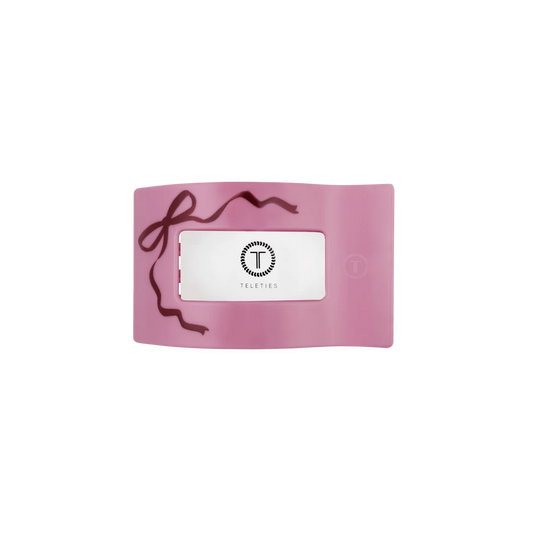 Just Add A Bow Flat Rectangle Hair Clip