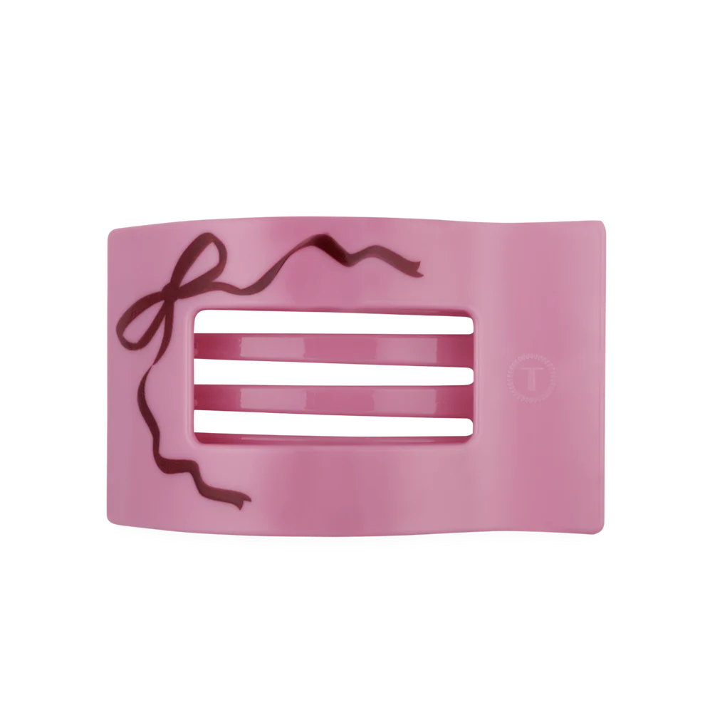 Just Add A Bow Flat Rectangle Hair Clip
