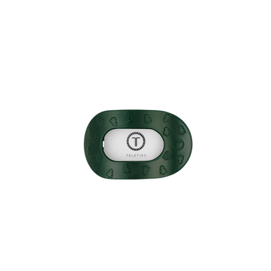 O Christmas Tree Flat Round Hair Clip