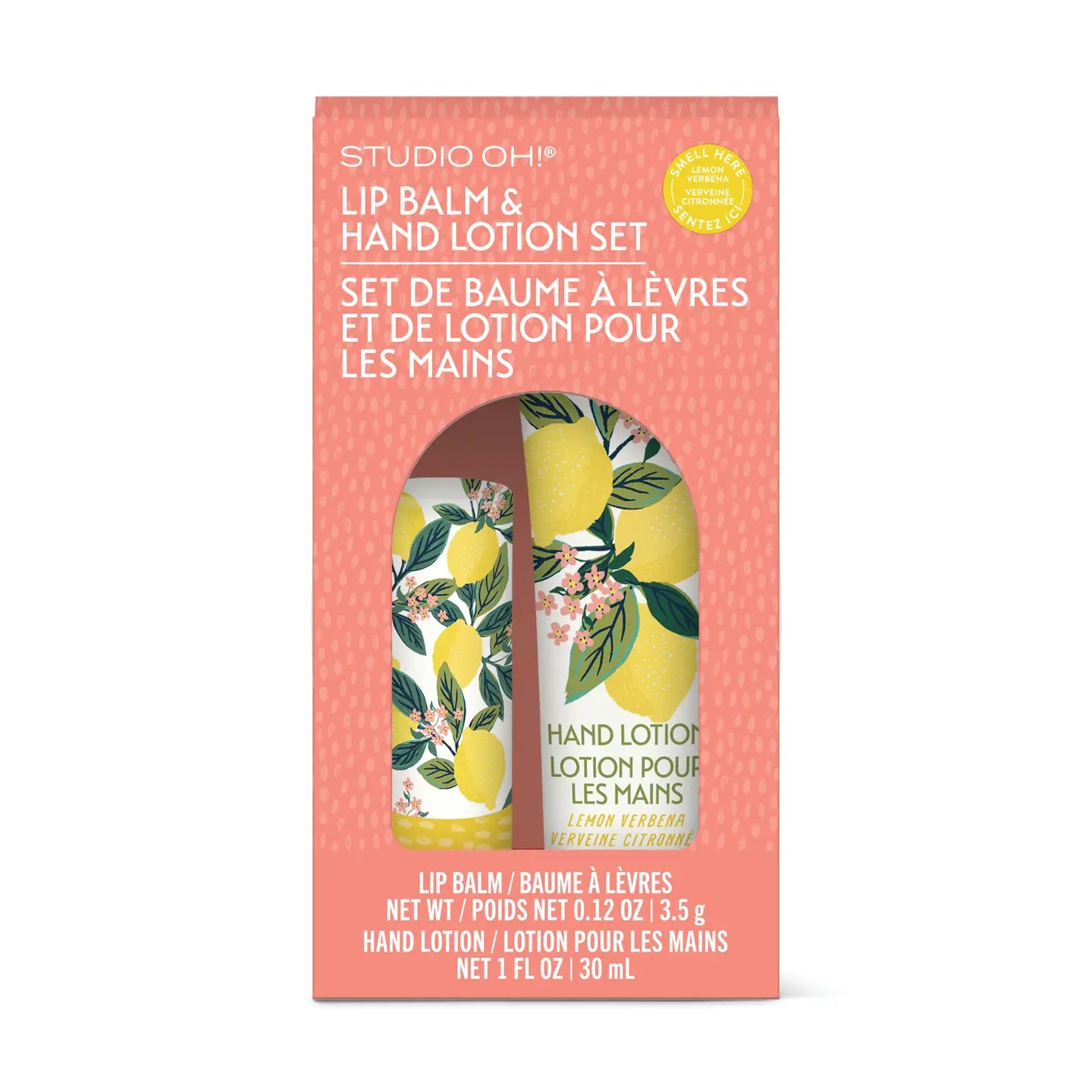 Lemon Tree Lip Balm & Hand Lotion Set