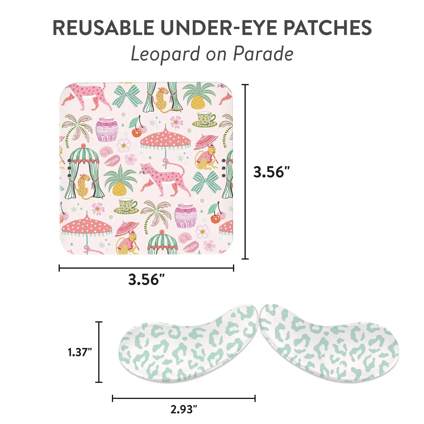 Leopard On Parade Reusable Under-Eye Patches