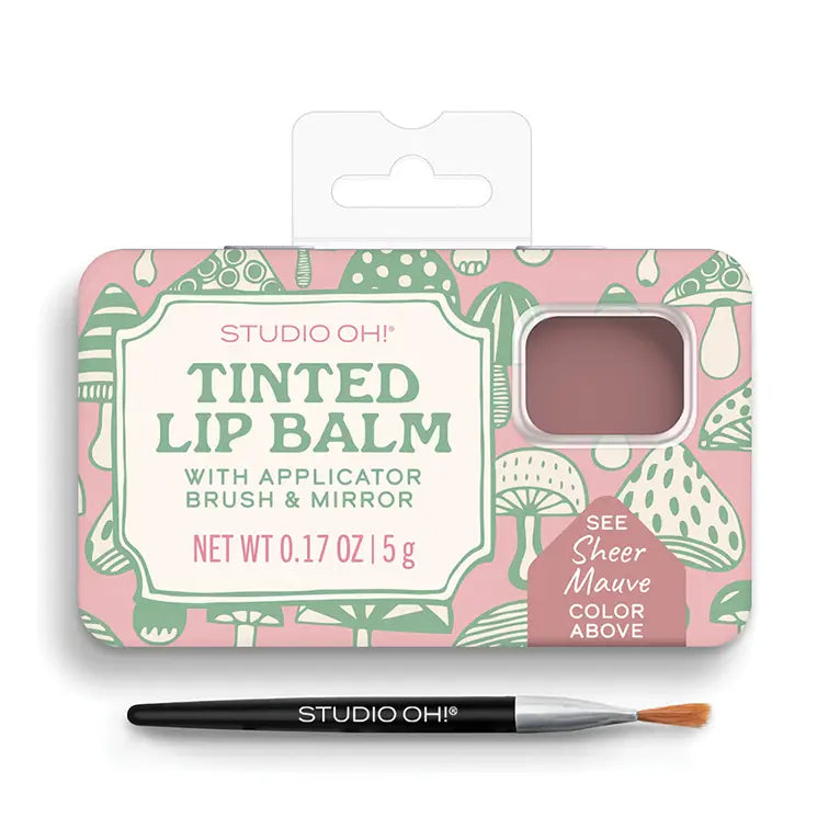 Wild Realm Tinted Lip Balm & Brush Set - Sheer Mauve