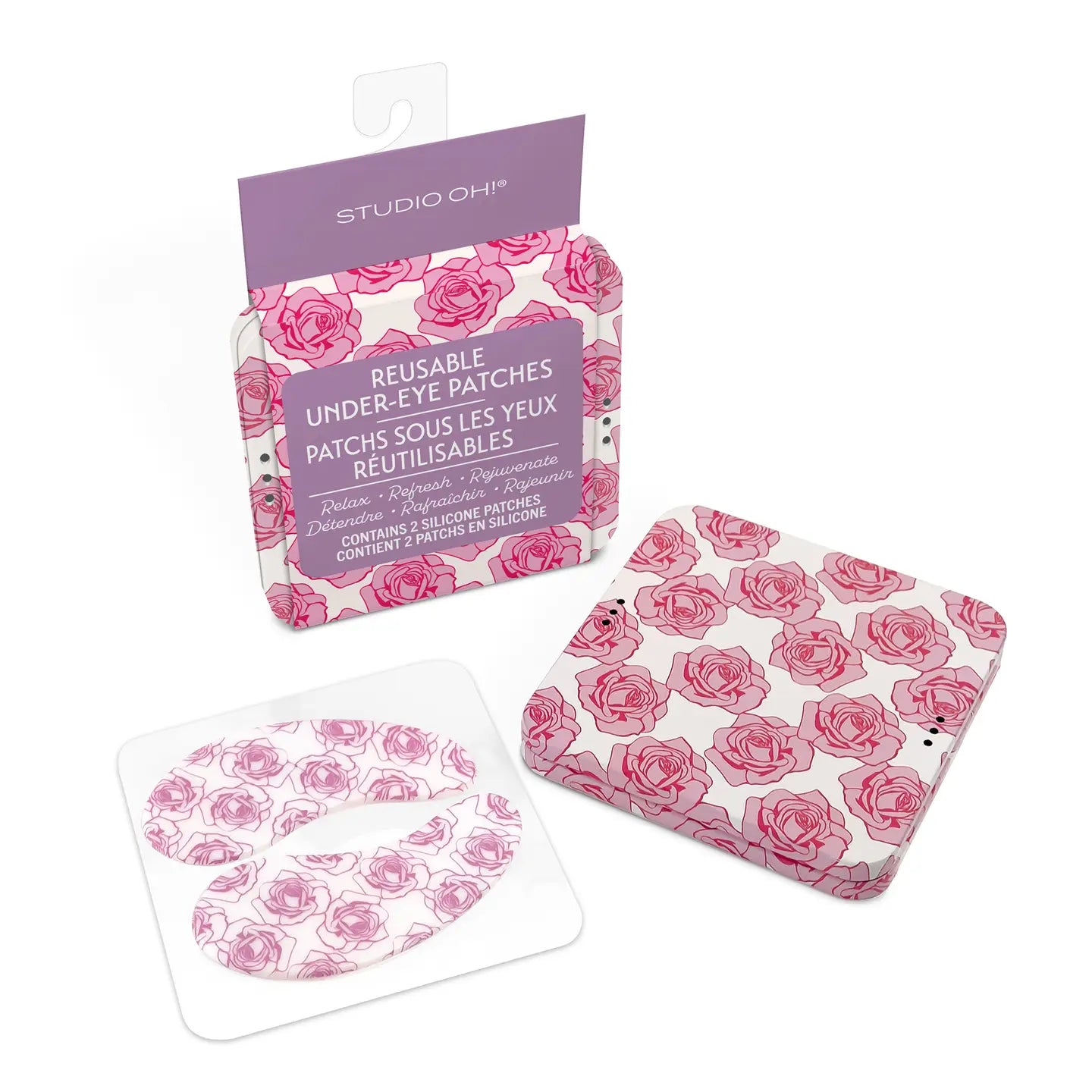 Petite Rose Reusable Under-Eye Patches