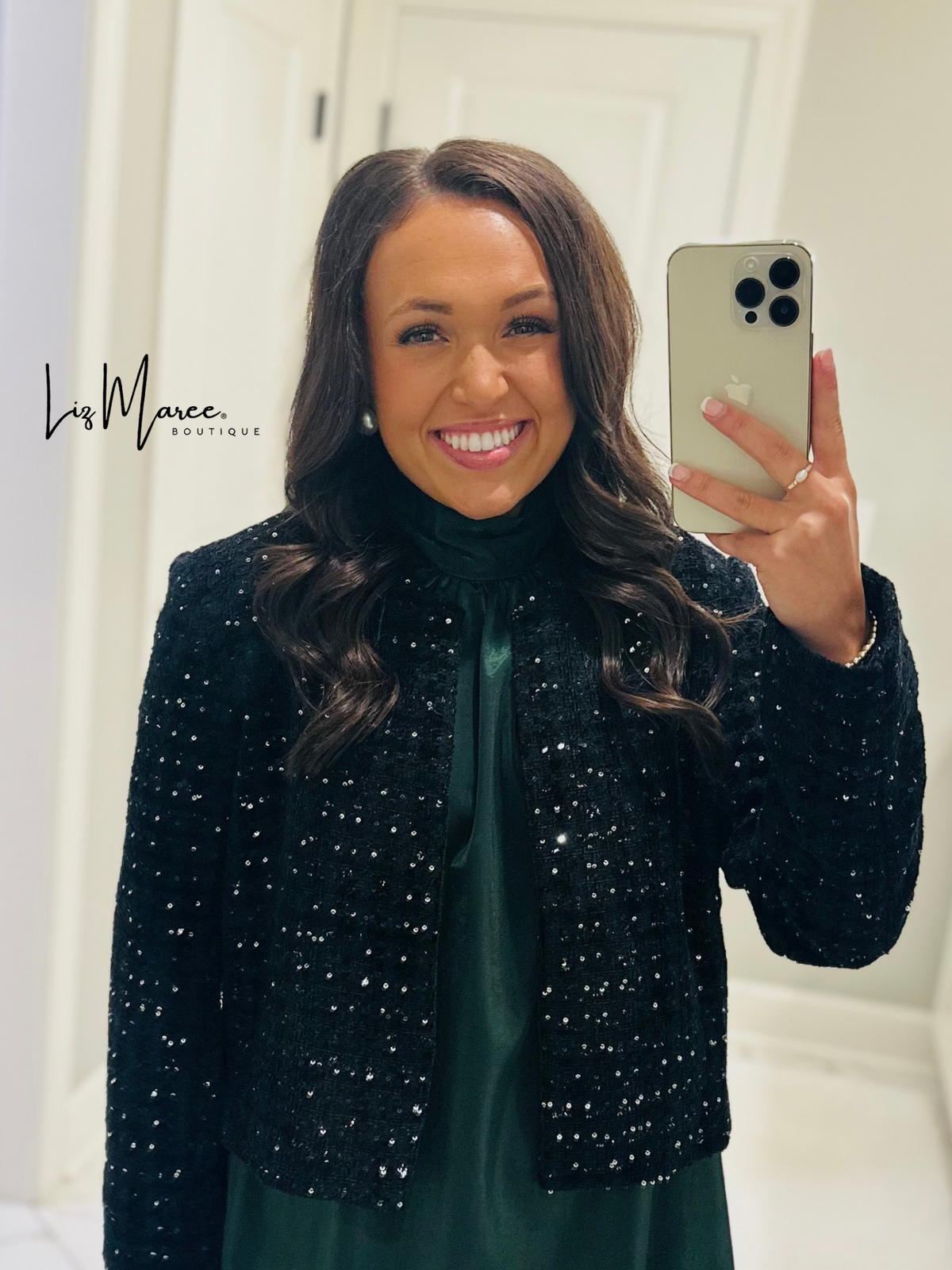 The Joy Black Tweed Jacket