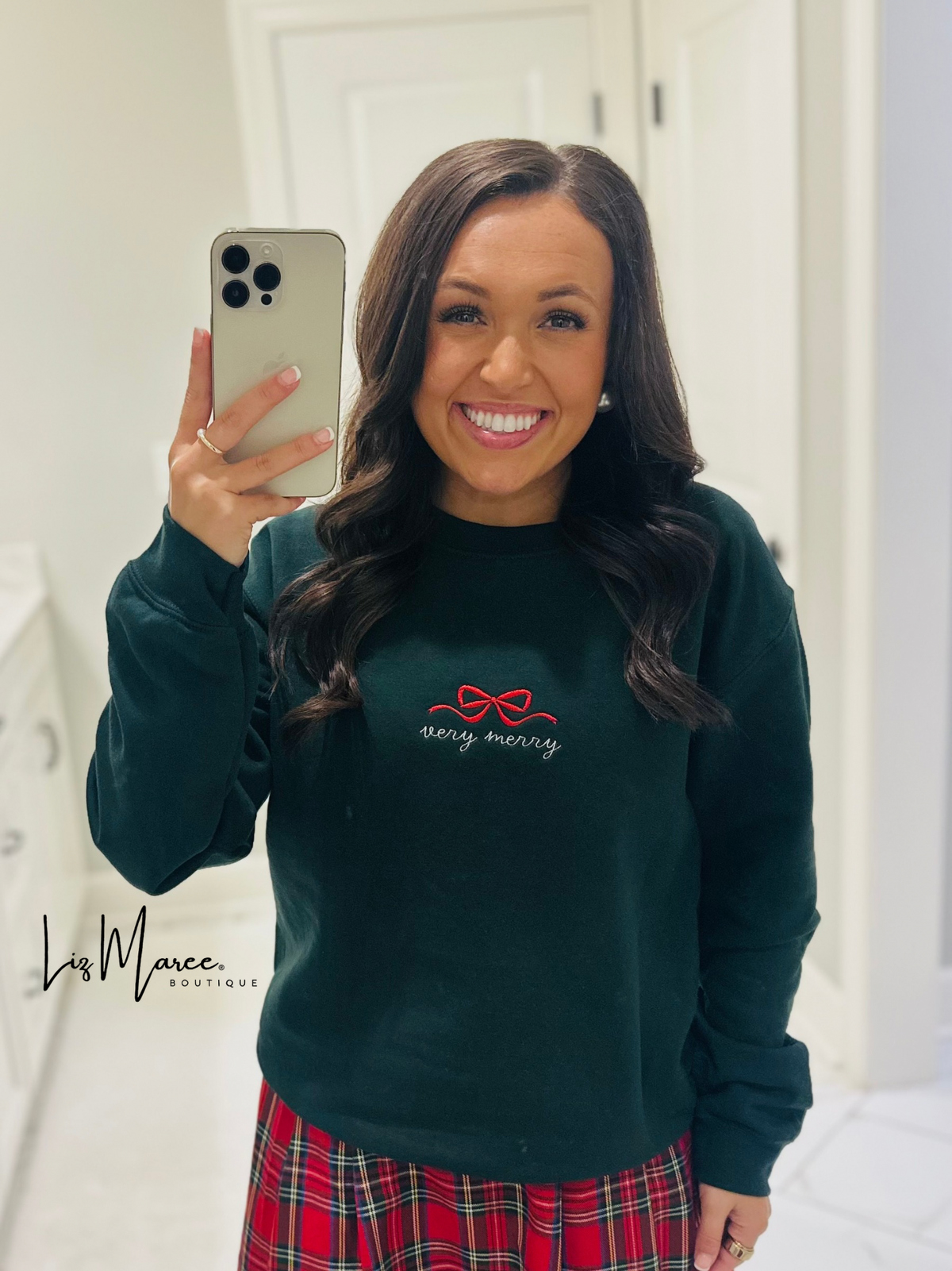 The Very Merry Embroidered Sweatshirt