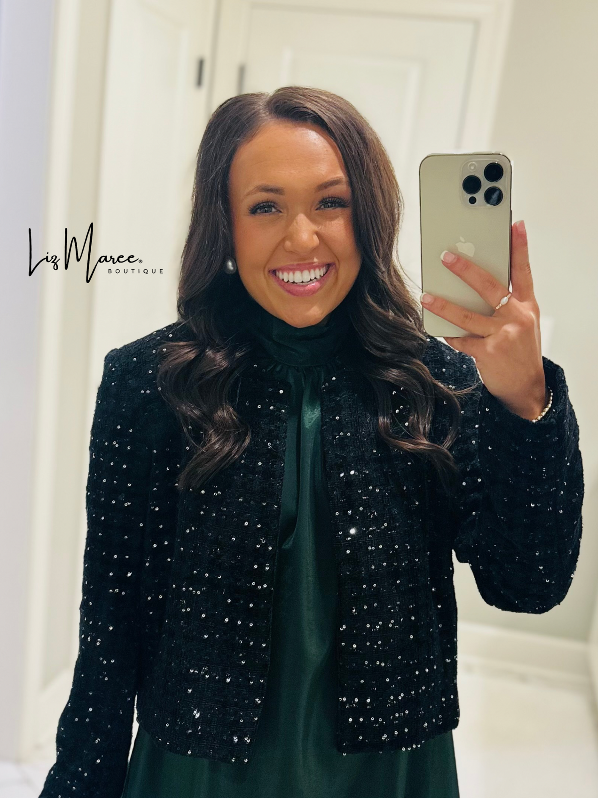 The Joy Black Tweed Jacket