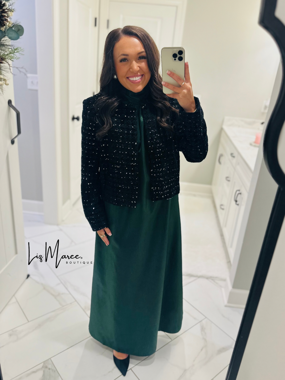 The Joy Black Tweed Jacket