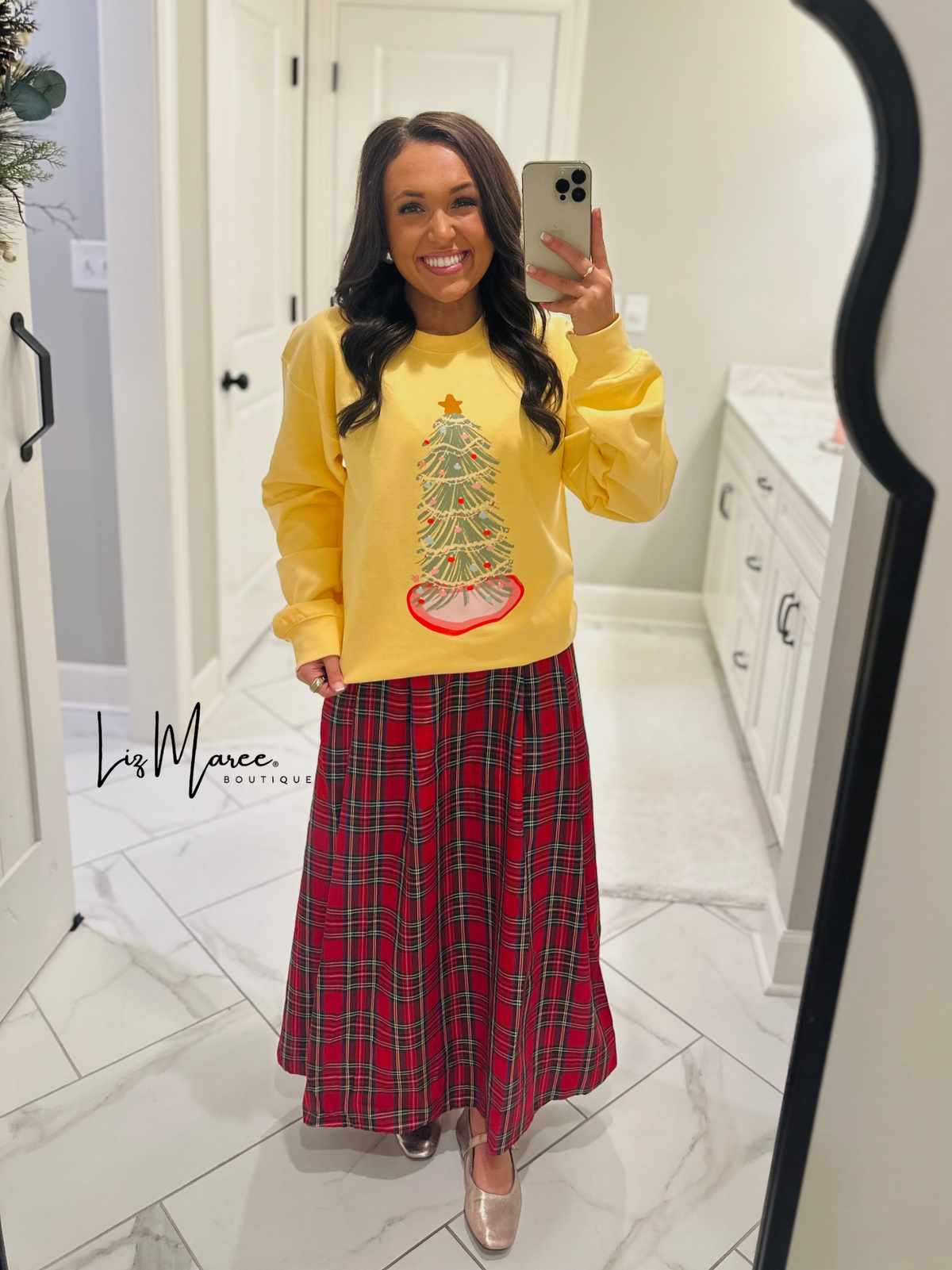 The Festive Christmas Tree Crewneck