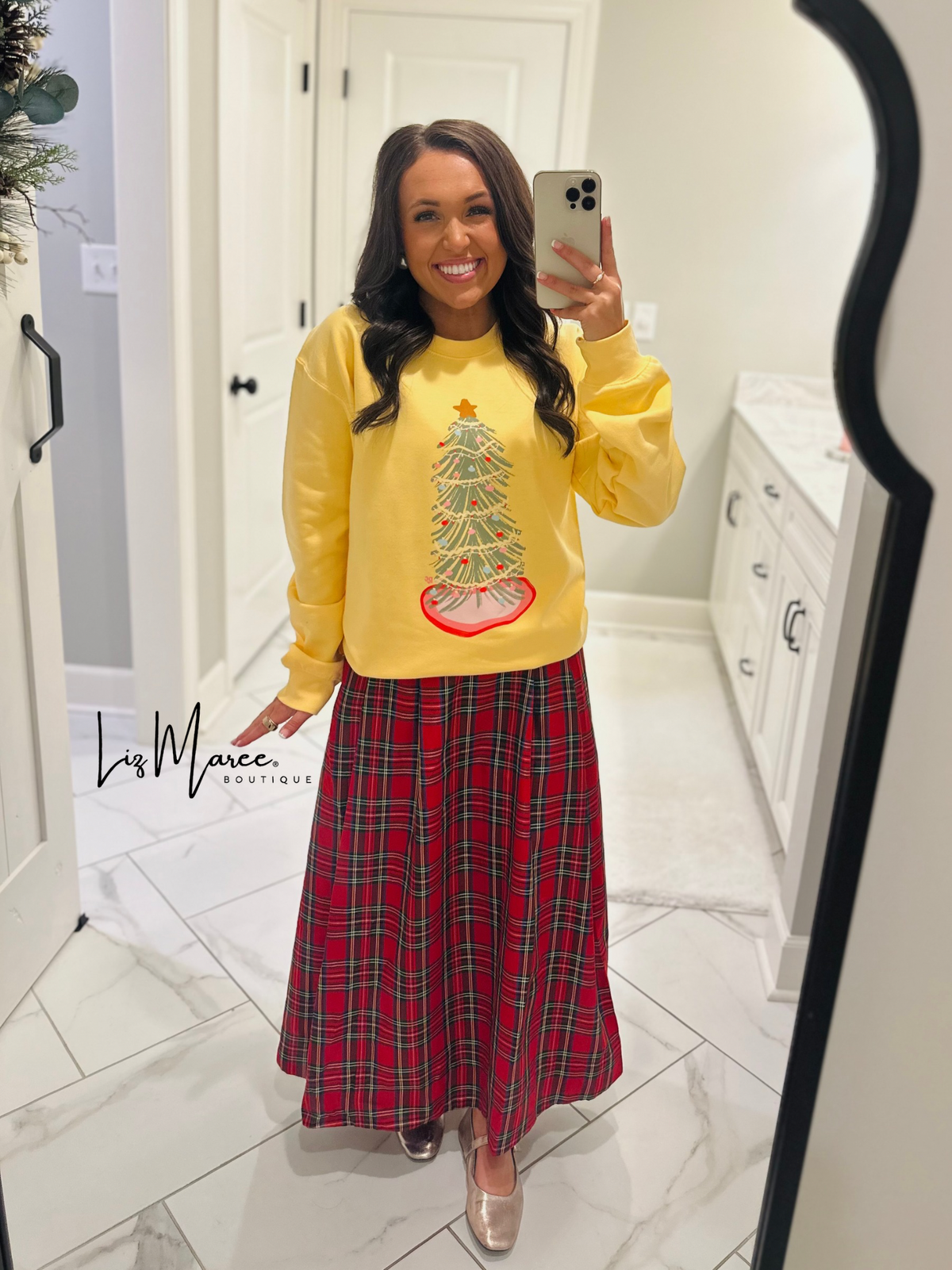 The Festive Christmas Tree Crewneck