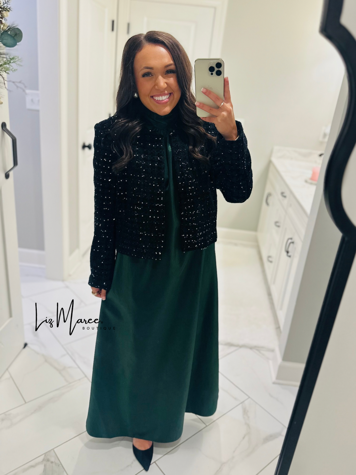 The Joy Black Tweed Jacket