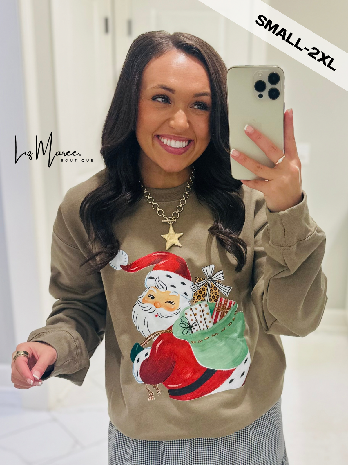 The Winking Santa Sweatshirt
