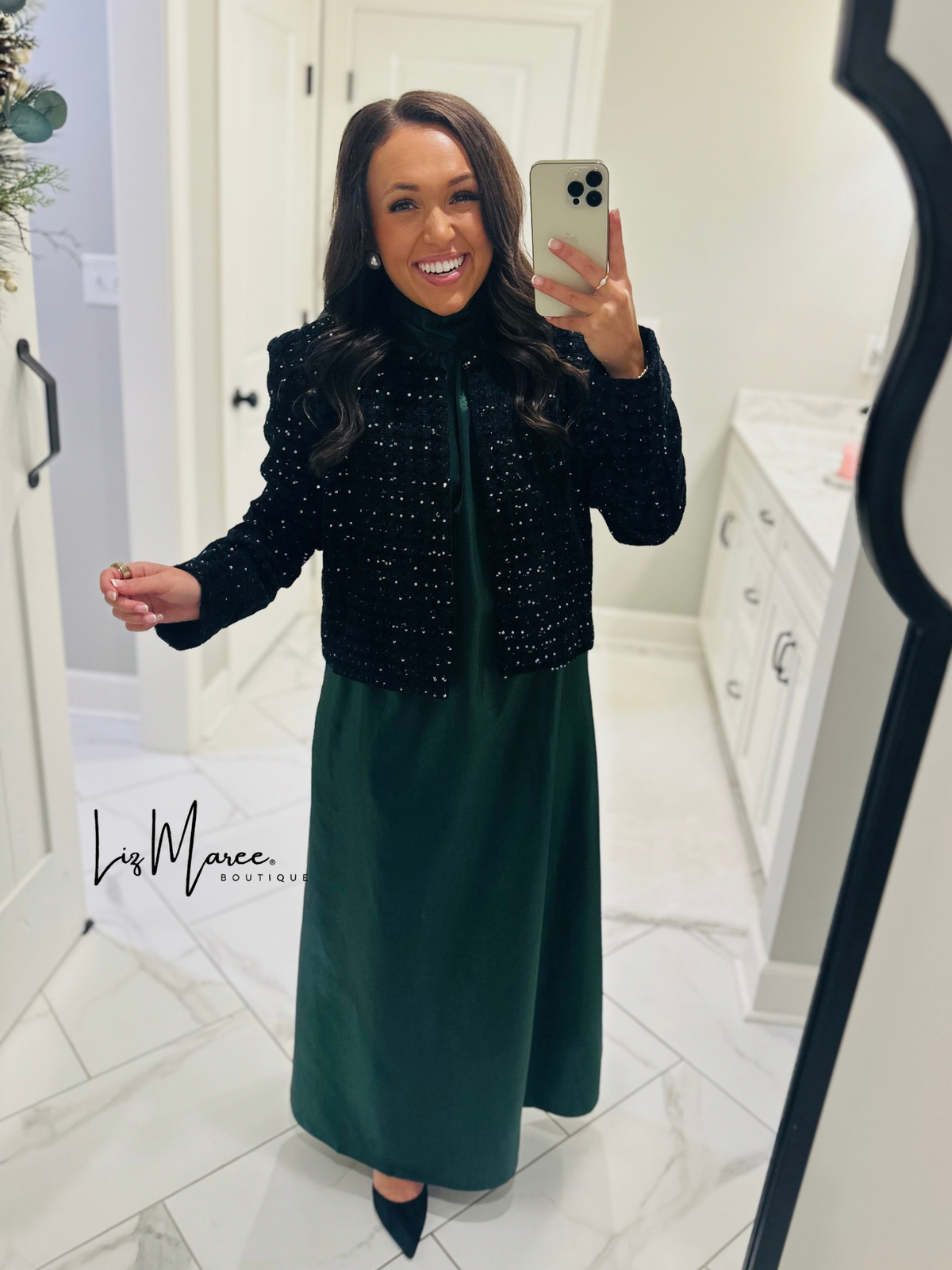 The Joy Black Tweed Jacket