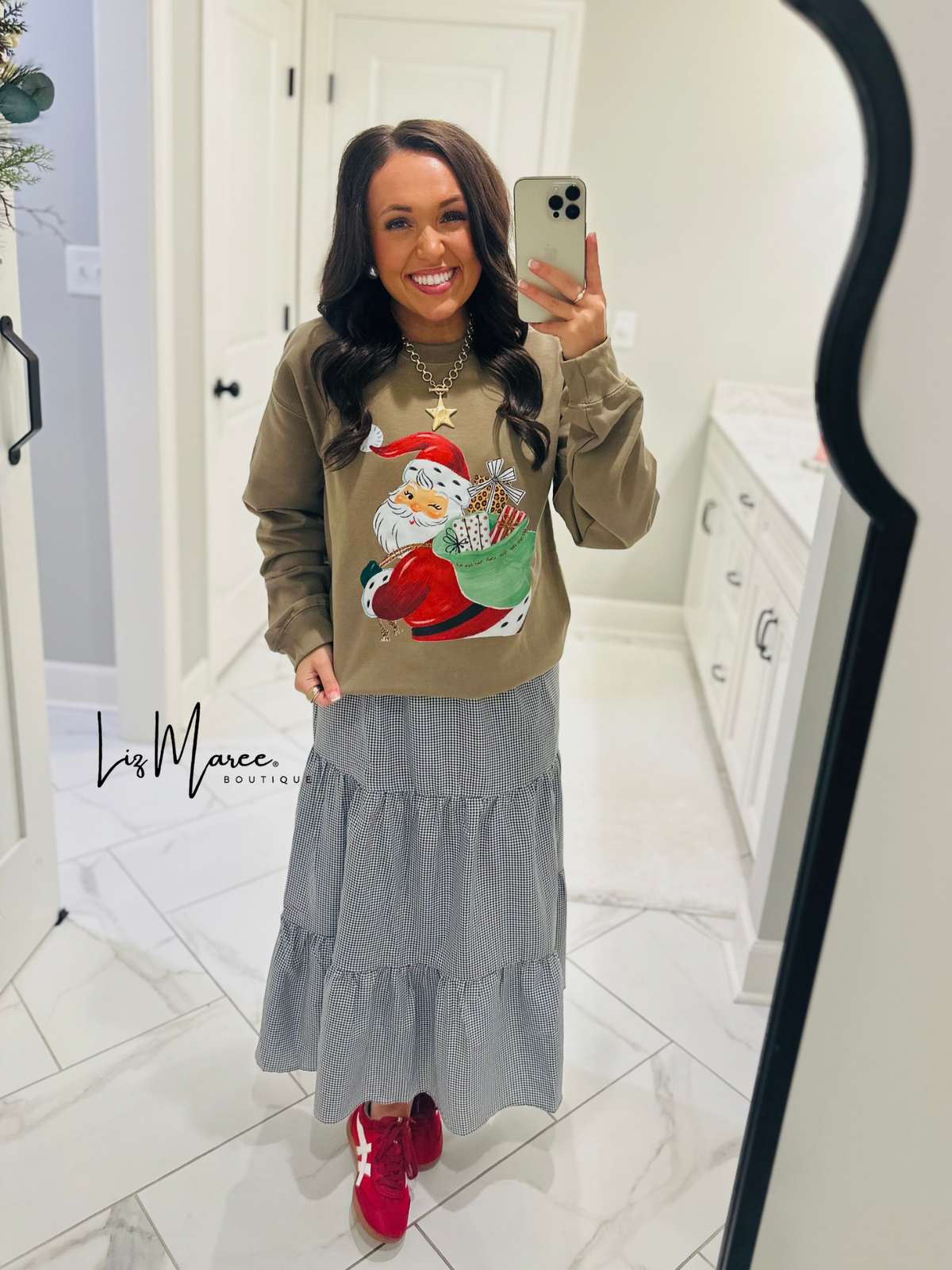 The Winking Santa Sweatshirt