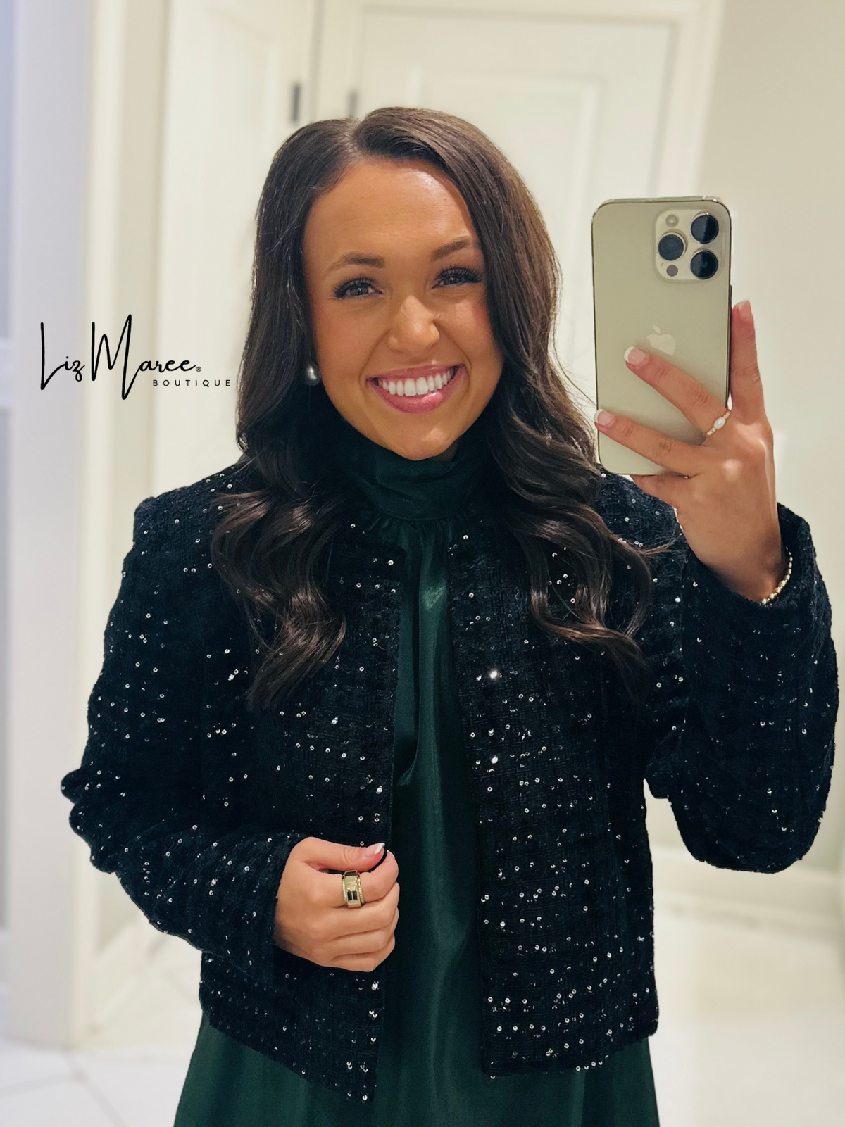 The Joy Black Tweed Jacket