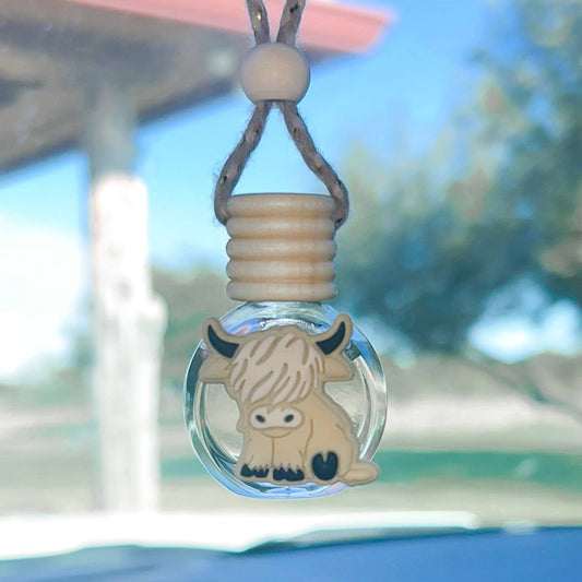 Tan Highland Cow Hanging Diffuser