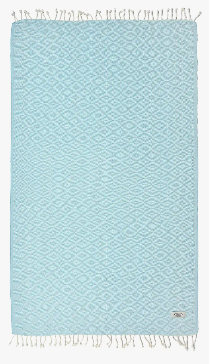 Turquoise Cotton Throw