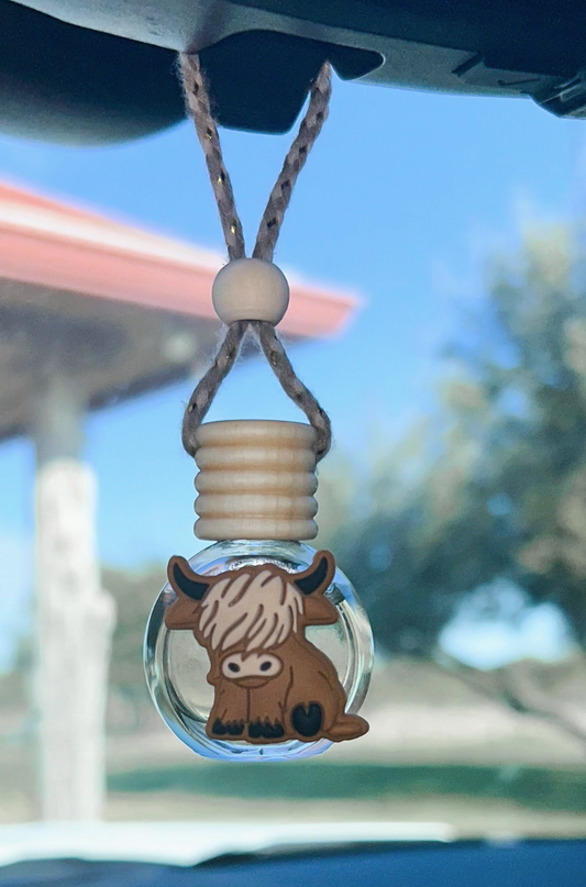 Brown Highland Cow Hanging Diffuser