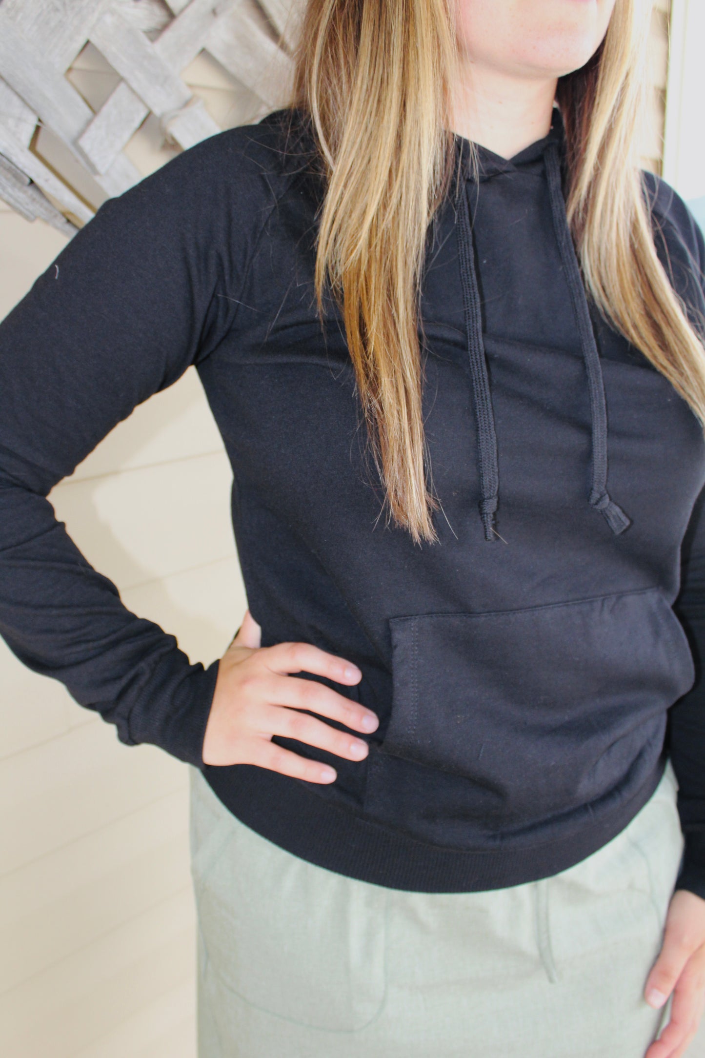 Black Hoodie Sweatshirt