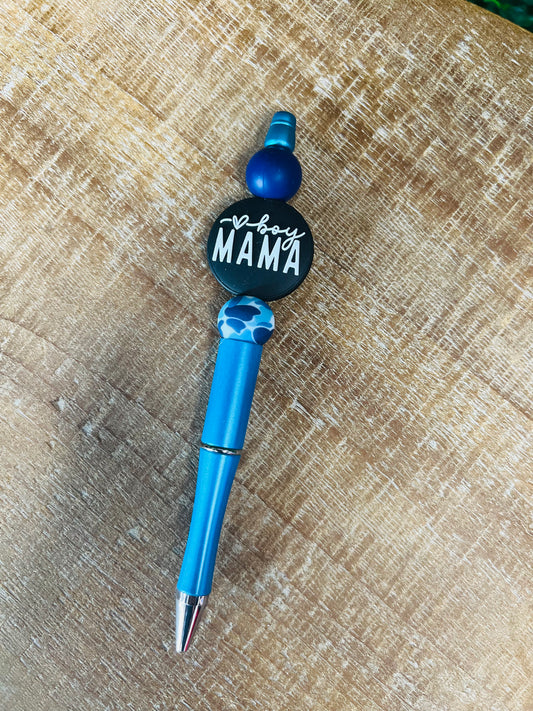 Boy Mama Beaded Pen