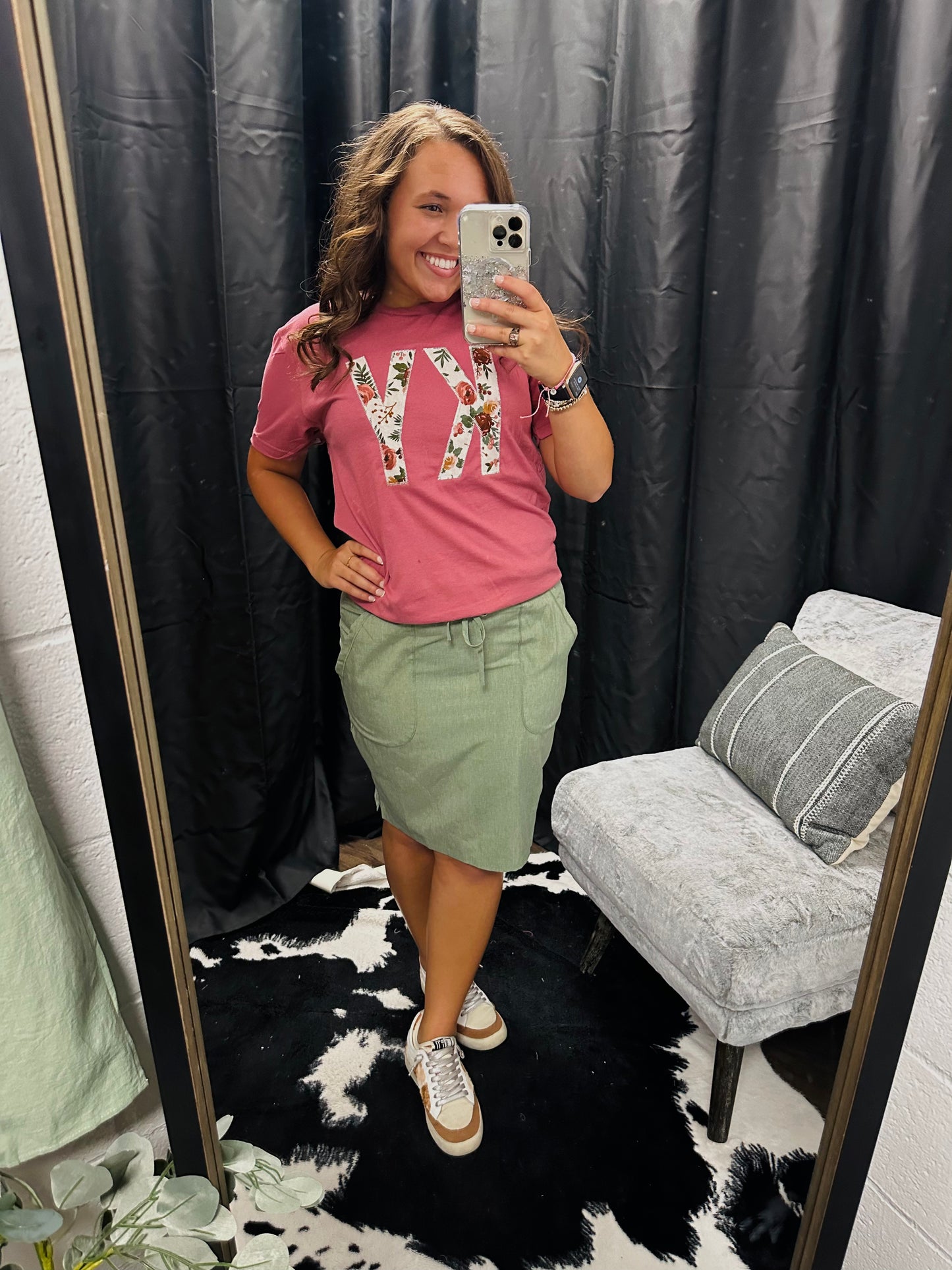 Sage Green Athletic Skirt