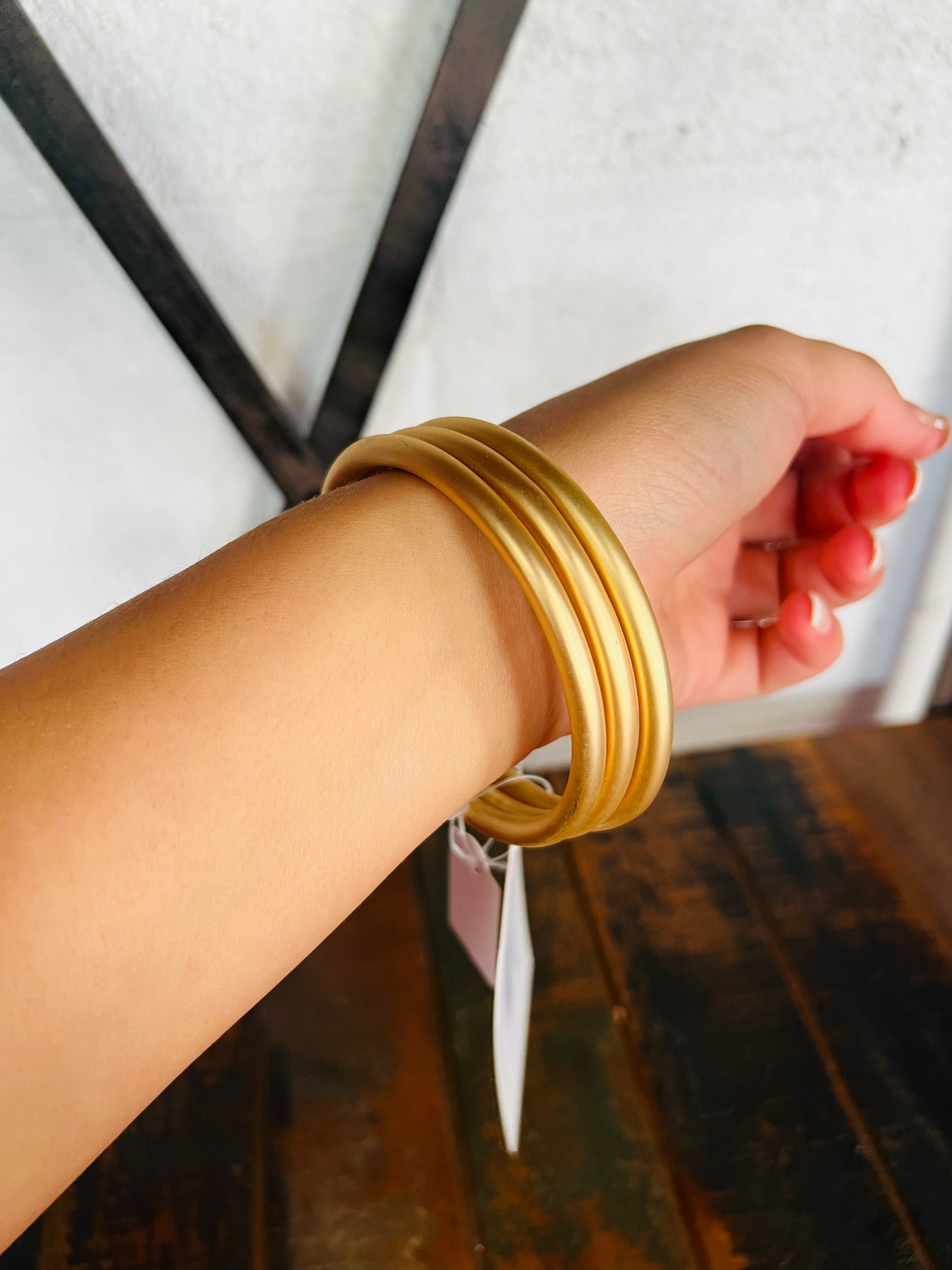 Matte Gold Bangles