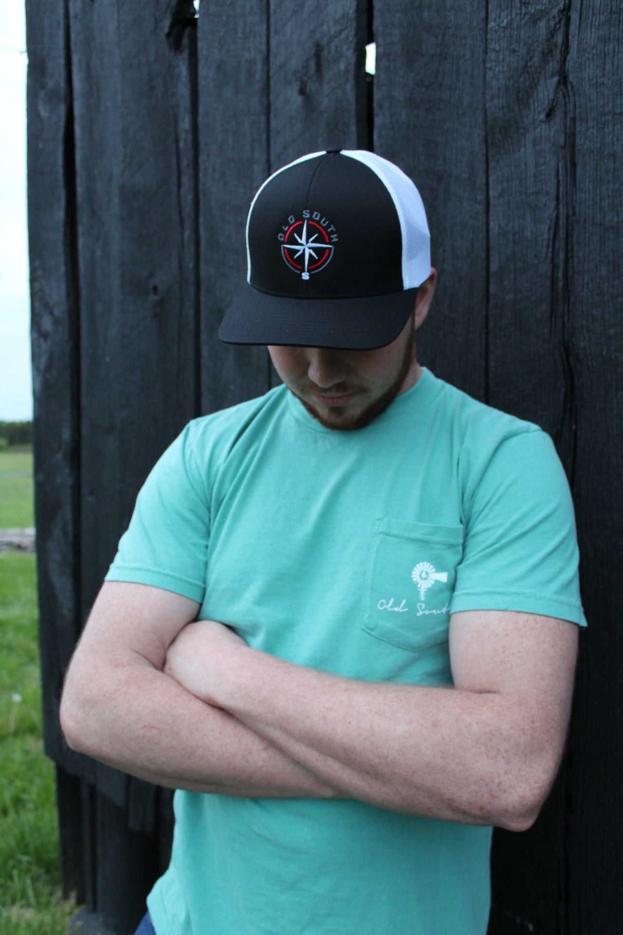 Compass Trucker Hat