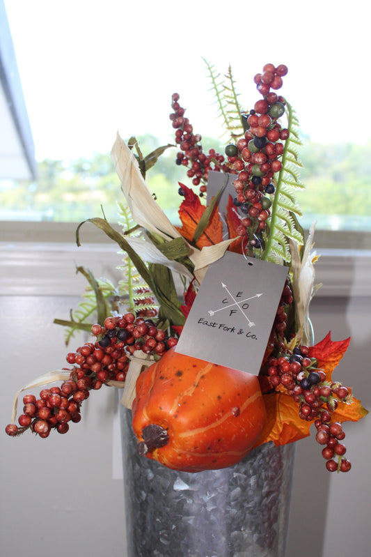 Perfect Pumpkin Berries Leaves Pick