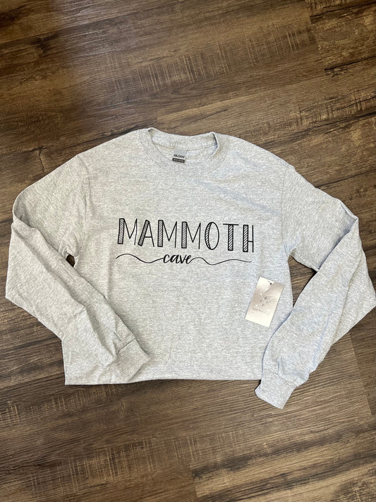 Gray Long Sleeve Mammoth Cave Tee