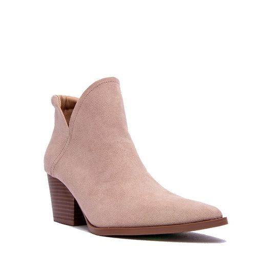 Birch Suede Bootie