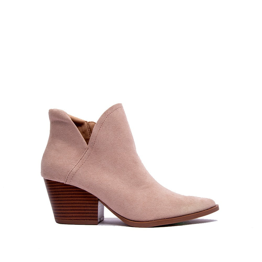 Birch Suede Bootie