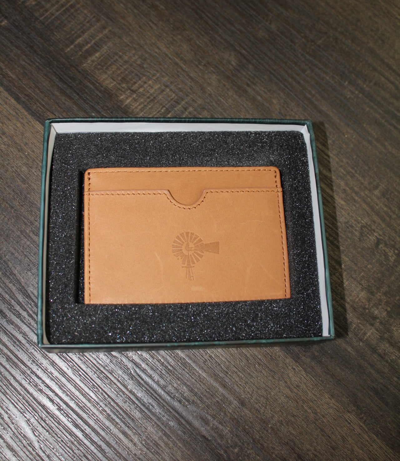 Tan Leather Slim Wallet