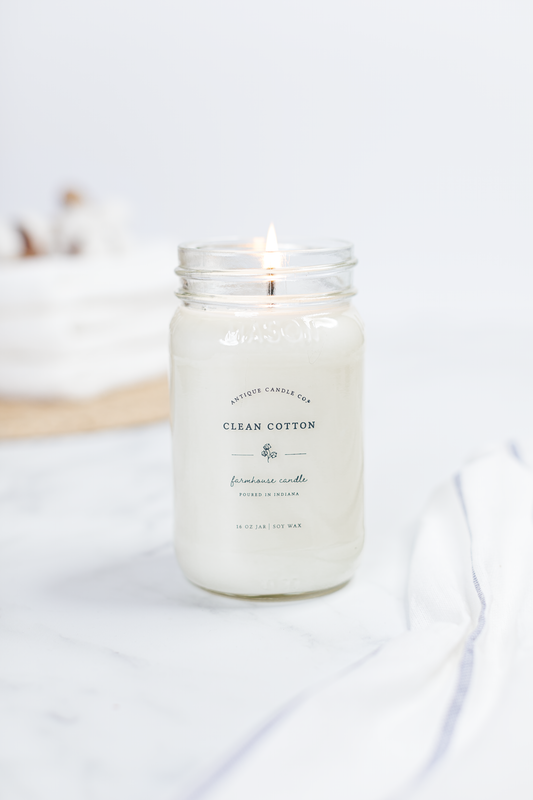 Clean Cotton 16oz Candle