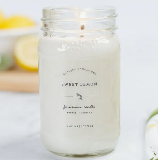 Sweet Lemon 16 oz candle