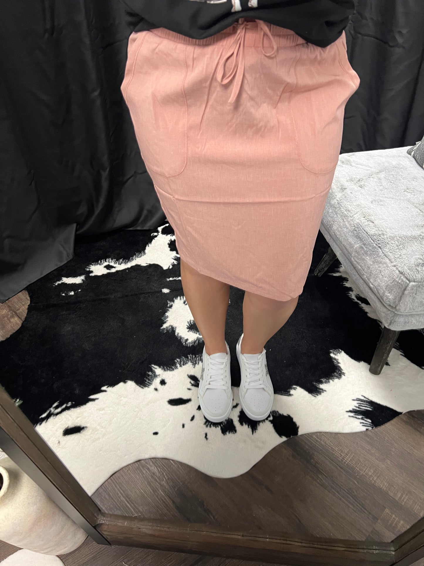 Blush Athletic Skirt